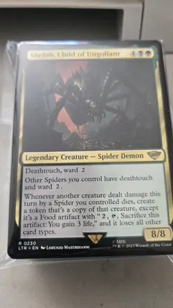 Shelob, Child of Ungoliant MTG EDH Commander Deck, Tribal Spiders! - Image 1
