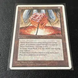 [1x] MTG Mana Vault 4th Edition LP Magic The Gathering Artifact 1995 - Image 3