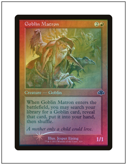 1x Goblin Matron, Retro Frame Foil, Magic the Gathering MTG NM - Image 1