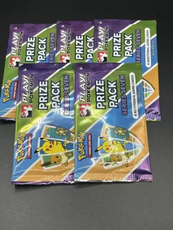 X5 Pokemon Prize pack series Seven, Play! Pokemon, Sealed - Image 2