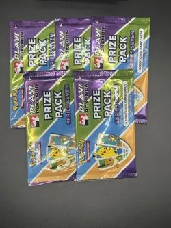 X5 Pokemon Prize pack series Seven, Play! Pokemon, Sealed - Image 5