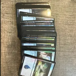 Magic: The Gathering 50x Foil basic islands various sets - Image 1