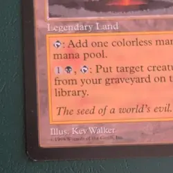 Wizards of the Coast Volrath's Stronghold MTG Legendary Land 1998 Kev Walker - Image 5