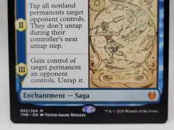 Kiora Bests the Sea God THB Mythic Rare MTG Enchantment Saga Kraken Token NM - Image 3
