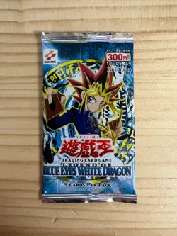 Yugioh Legend of Blue Eyes White Dragon Original Booster Pack 1st Edetion Japan - Image 1