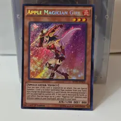 Yu-gi-oh TCG Apple Magician Girl MVP1-ENS15 Secret Rare 1st Ed NM/M GEM - Image 1