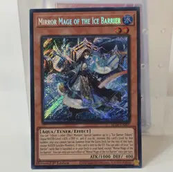 Yu-Gi-Oh Mirror Mage of the Ice Barrier BLTR-EN007 1st Edition Secret Rare NM - Image 1