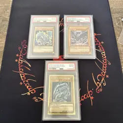 Blue-Eyes White Dragon PSA 8 Bundle YuGiOh! - Image 1