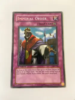 Imperial Order PSV-104 1st Edition (LP) Secret Rare Yu-Gi-Oh! - Image 1