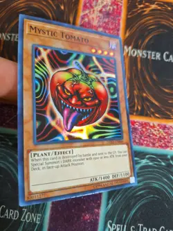 Yu-Gi-Oh! TCG Mystic Tomato Dark Saviors DASA-EN046 Super Rare Unlimited NM - Image 2