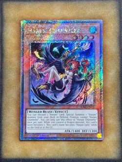 Yugioh Harpie Channeler RA04-EN207 Platinum Secret Rare 1st Ed NM - Image 1