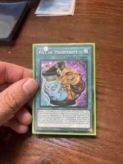 Yu-Gi-Oh! Pot Of Prosperity RA01 -EN066 1st Edition Prismatic Secret Rare NM - Image 1