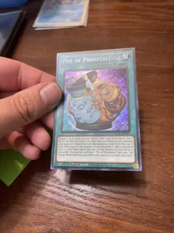 Yu-Gi-Oh! Pot Of Prosperity RA01 -EN066 1st Edition Prismatic Secret Rare NM - Image 3