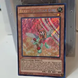 YUGIOH TCG BERRY MAGICIAN GIRL • SECRET RARE • MVP1-ENS14 • 1st EDITION • NM/M - Image 2
