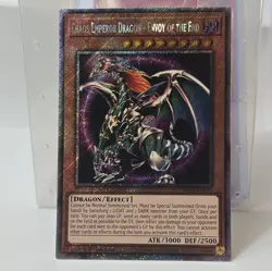 Yu-Gi-Oh! Chaos Emperor Dragon Envoy of the End RA03-EN133 Platinum Secret NM/M - Image 1