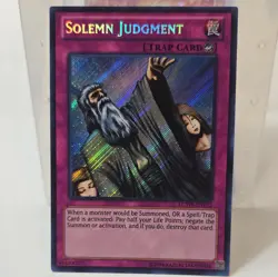 Yu-Gi-Oh! Solemn Judgment LCYW-EN152 Secret Rare Unlimited NM/M GEM HOLO - Image 1