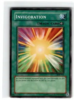 Yu-Gi-Oh! Invigoration Common SDK-021 Moderately Played Unlimited - Image 1