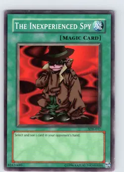 Yu-Gi-Oh TCG The Inexperienced Spy SDK-037 Unlimited Regular Common Card LP - Image 1