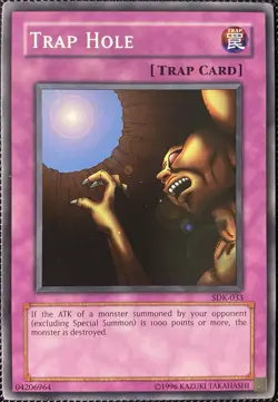 Trap Hole SDK-033 Starter Deck: Kaiba Unlimited Edition - Yugioh Card - Image 1