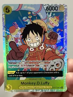 Monkey.D.Luffy OP07-109 500 Years in the Future One Piece SR English NM - Image 1