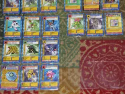 Lot of 57 Digimon Digital Monster Series 1 1999 Trading Cards (No Doubles) - Image 3