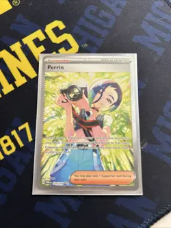 Pokemon TCG Trainer Perrin Special Illustration Card Twilight Masquerade - Image 1