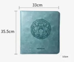 12 Pocket Time Walker TW Goddess Album Storage Binder 480 Cards Zip Folder Book - Image 3