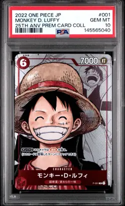 One Piece Premium Card Collection 25th Anniversary Edition 10-Card | PSA - Image 2
