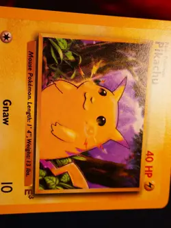LP/NM Pokemon (E3 Stamp) PIKACHU Card BASE Set 58/102 Yellow Cheeks WOTC Promo#4 - Image 5