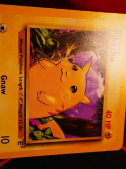 LP/NM Pokemon (E3 Stamp) PIKACHU Card BASE Set 58/102 Yellow Cheeks WOTC Promo#3 - Image 4