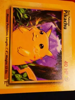 LP/NM Pokemon (E3 Stamp) PIKACHU Card BASE Set 58/102 Yellow Cheeks WOTC Promo#5 - Image 4