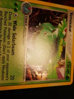 LP/NM Pokemon (Holo) VENUSAUR Card POP SERIES-2 Set #6/17 Cosmos Foil Promo#1 - Image 2