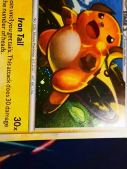 LP/NM Pokemon (Holo) RAICHU Card HS TRAINER KIT Set 30/30 HGSS Half Deck Foil #1 - Image 5