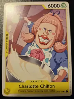 Charlotte Chiffon OP11-105 Uncommon A Fist Of Divine Speed One Piece Card Game - Image 1