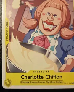 Charlotte Chiffon OP11-105 Uncommon A Fist Of Divine Speed One Piece Card Game - Image 4