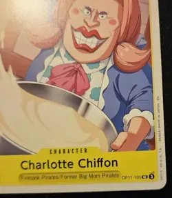Charlotte Chiffon OP11-105 Uncommon A Fist Of Divine Speed One Piece Card Game - Image 5