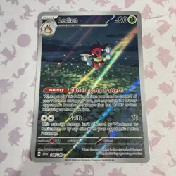 Ledian 144/142 Pokemon TCG Stellar Crown Illustration Rare Holo Pokemon Card NM - Image 1
