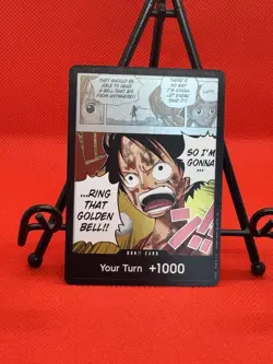 One Piece Adventure On Kami’s Island OP15 Monkey D Luffy Don!! Card English - Image 1