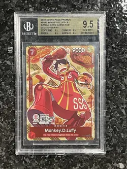Monkey.D.Luffy (Bandai Card Games Fest 24-25) P-080 One Piece Promo BGS 9.5 - Image 1