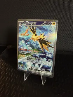 Zapdos 202/165 Scarlet & Violet 151 English Sir Holo Card Near Mint Condition - Image 3