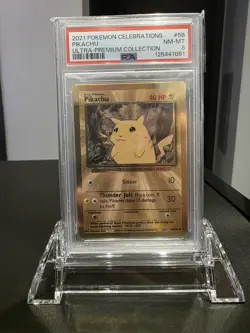 Pikachu - (Celebrations Metal Card) 058/102 Miscellaneous Cards & Products Holo - Image 3