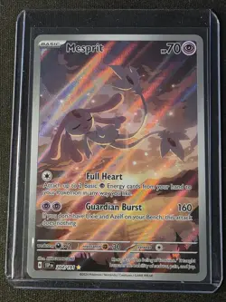 Mesprit Pokemon TCG Surging Sparks Illustration Rare Card #204/191 NM Condition - Image 1