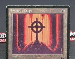 MTG Tormod's Crypt- DAMAGED -The Dark Magic the Gathering Card #112 - Image 3
