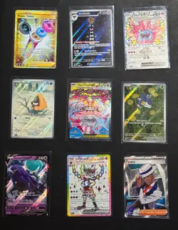 Pokemon TCG 9 Card Lot NM/M - Mega Attack Rare, Hyper Rare, Illustration Rare - Image 1