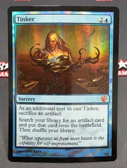 MTG FOIL Tinker- DAMAGED -From the Vault: Exiled Magic the Gathering Card #014 - Image 1