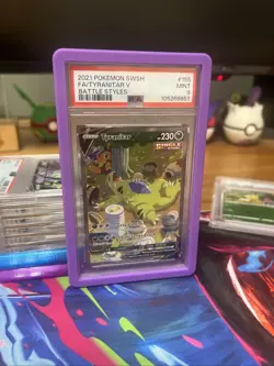 PSA 9 Tyranitar V 155/163 NM Pokemon Card – Alternate Full Art Battle Styles - Image 1