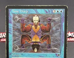 MTG Time Warp- DAMAGED -Tempest Magic the Gathering Card #097 - Image 3