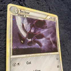 Scizor Holo Rare 7/90 HGSS Undaunted LP Pokemon Card - Image 4