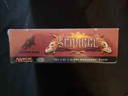 MTG SCOURGE rel., FACTORY SEALED booster box cont. 36 sealed booster packs, 2003 - Image 2