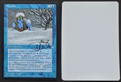 SIGNED MtG Magic Phil Foglio Artist Proof _ Spanish Ice Age _ SNOWFALL _ VHTF! - Image 1